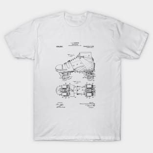 Roller Skate Patent T-Shirt